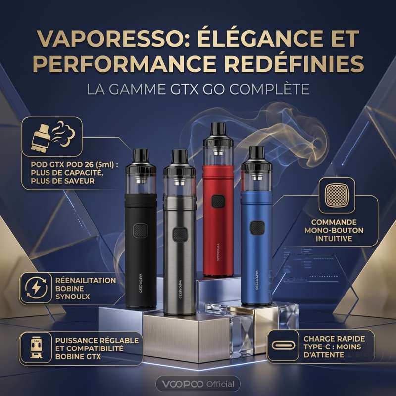 KIT GTX GO 40 - Vaporesso